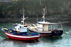 Barcos de pesca en Tapia de Casariego
