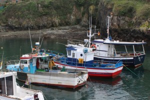 Puerto Tapia de Casariego barcos pesqueros