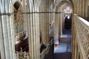 Vista interior de la catedral de Salamanca