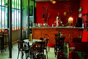 Art Nouveau Art Decó cafetería