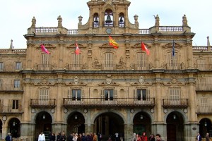 Ayuntamiento fachada plaza Mayor Salamanca