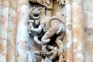 Dragón con helado de tres bolas Catedral de Salamanca