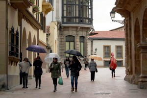 Tarde de lluvia en Oviedo