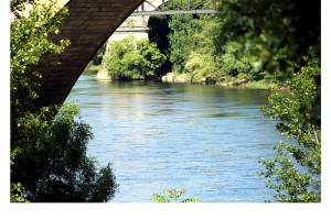 Entre puentes y arcos río Miño Ourense margen derecha Orense