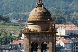 Torre campanario catedral de Orense Ourense Galicia España