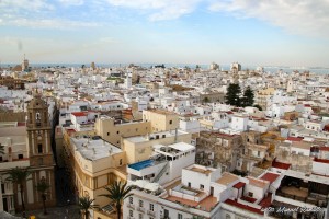 Cádiz desde la torre campanario de su catedral Andalucía