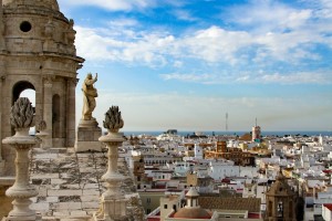 Cádiz vista desde la torre campanario Andalucía