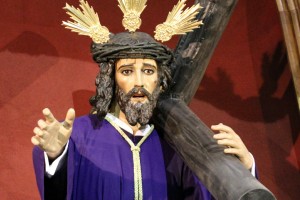 Jesús con la cruz a cuestas iglesia Santa Cruz Cádiz catedral vieja