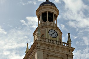 Torre del reloj ayuntamiento de Cádiz Andalucía España