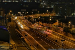avenida-as-xubias-coruna-noche-luces-coche