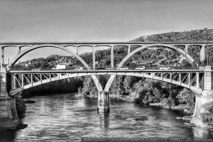 orense-blanco-y-negro-puente-nuevo-viaducto-ferrocarril-rio-mino